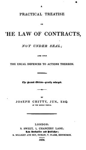 A Practical Treatise on the Law of Contracts: Not Under Seal; and Upon the Usual Defences to ..