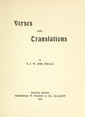 Verses and translations