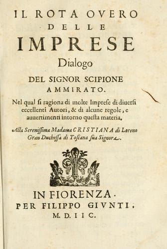 Il Rota, overo, Delle imprese dialogo