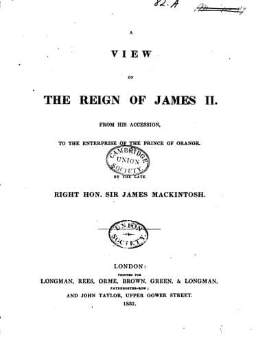 A view of the reign of James II. from his accession, to the enterprise of the Prince of Orange