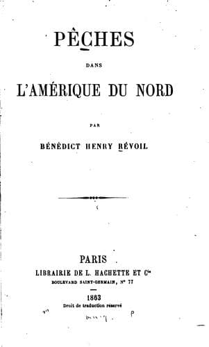 Peches dans l'Amerique du Nord