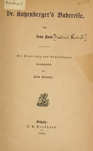 Dr. Katzenbergers Badereise