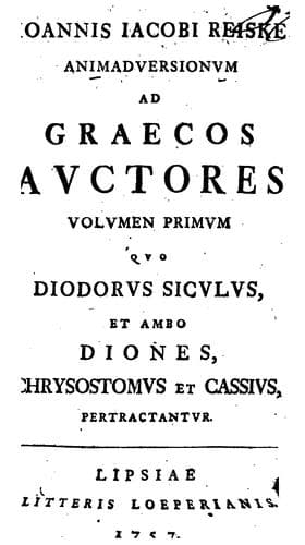 Animadversionvm ad graecos avctores volvmen primvm [-qvintvm] ..