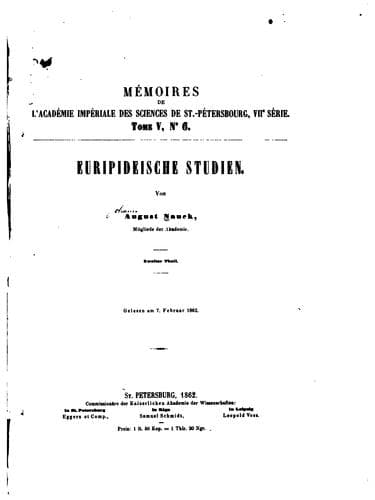 Euripideische Studien