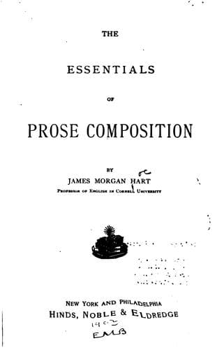 The Essentials of Prose Composition