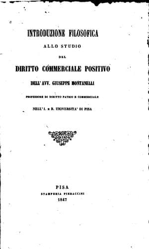 Introduzione filosofica allo studio del diritto commerciale positivo