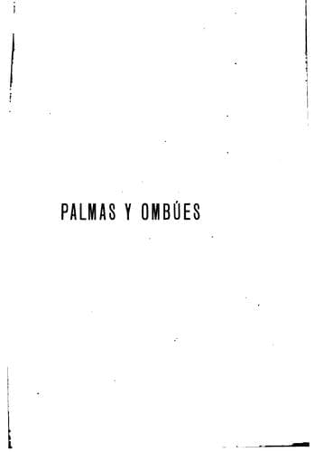 Palmas y Ombńes, poesías
