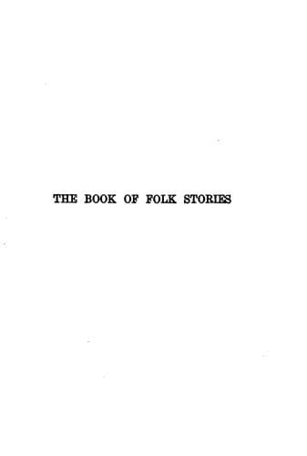 The Book of Folk Stories
