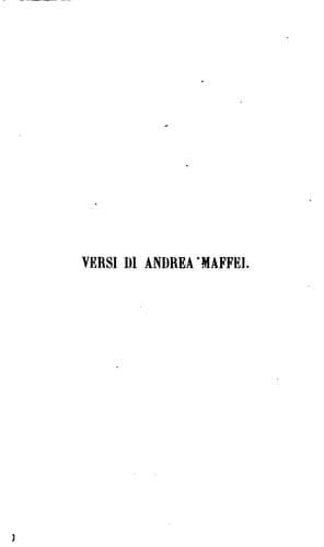 Versi editi ed inediti del cavaliere
