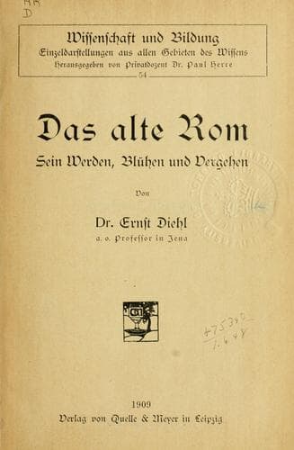 Das alte Rom
