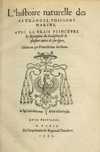 L'histoire naturelle des estranges poissons marins