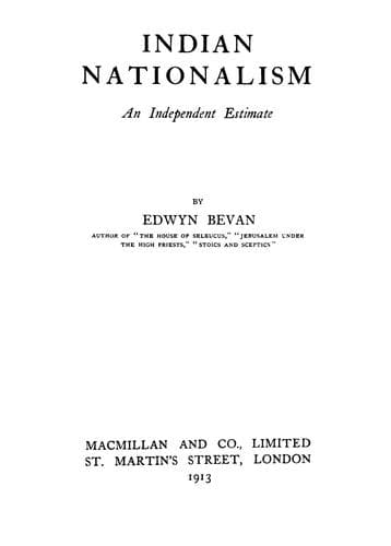 Indian nationalism