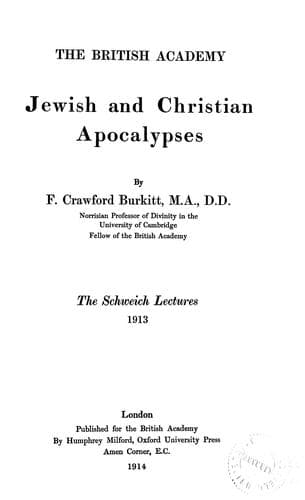 Jewish and Christian apocalypses