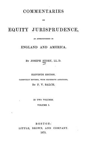 Commentaries on equity jurisprudence
