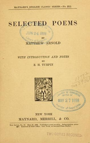 Selected poems