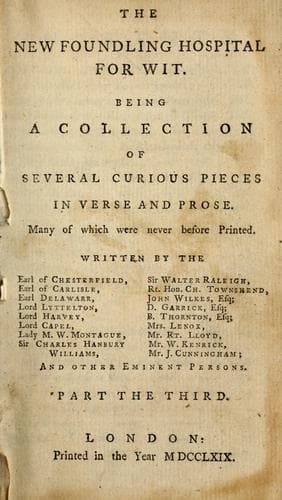 The New foundling hospital for wit