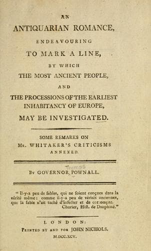 An antiquarian romance