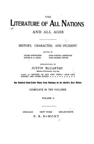 The literature of all nations and all ages