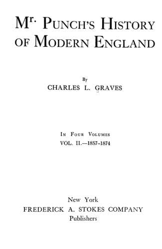 Mr. Punch's history of modern England
