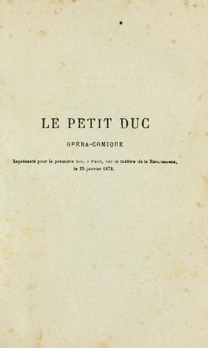 Le petit duc
