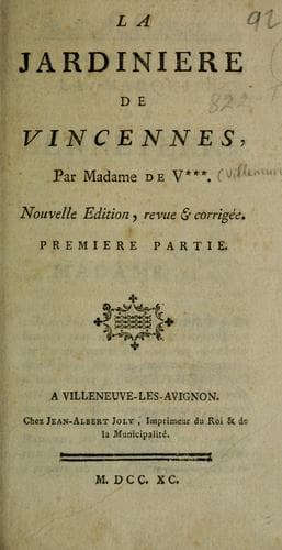 La jardinière de Vincennes