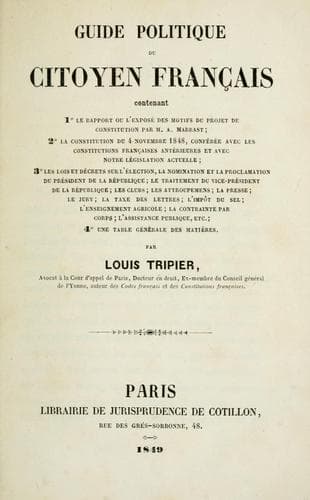 Guide politique du citoyen français