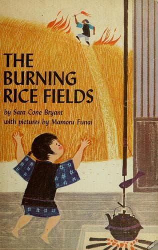 The burning rice fields
