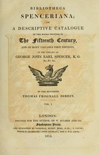 Bibliotheca Spenceriana