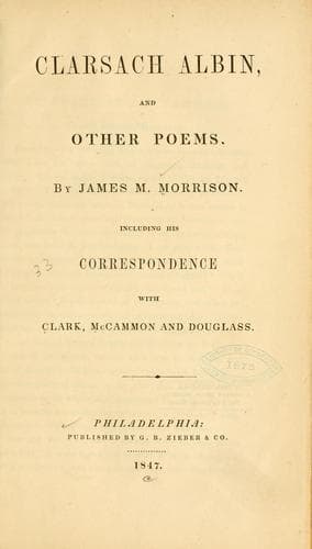 Clarsach Albin, and other poems