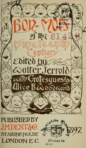 Bon-mots of the nineteenth century
