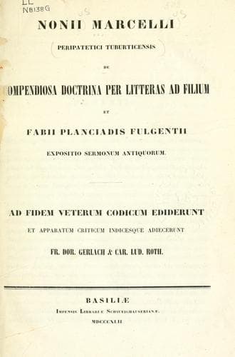 De compendiosa doctrina per litteras ad filium