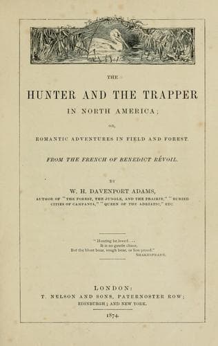 The hunter and the trapper in North America