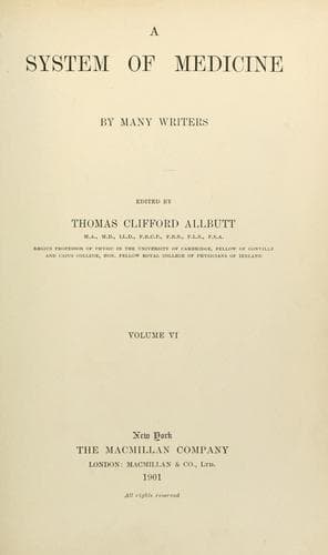A system of medicine, by many writers