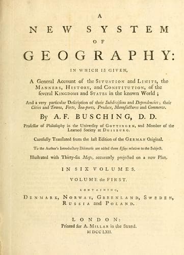 A new system of geography