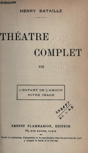 Théâtre complet