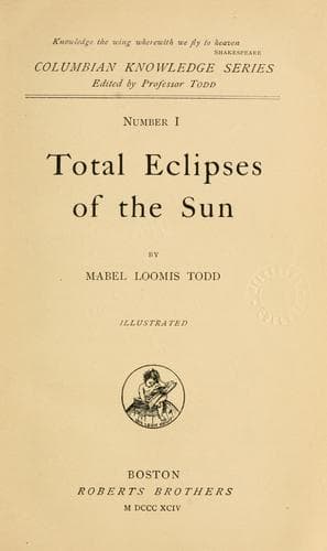 Total eclipses of the sun