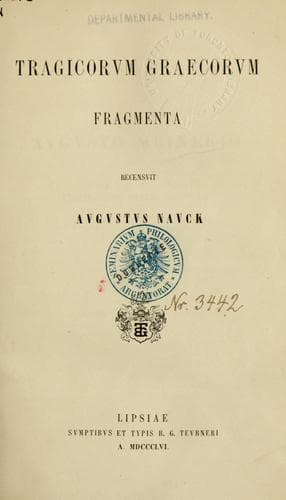 Tragicorum graecorum fragmenta