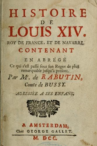 Histoire de Louis XIV, roy de France et de Navarre