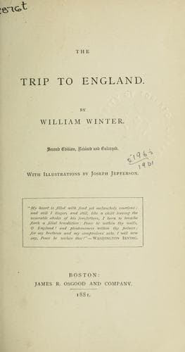 The trip to England