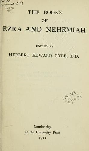 The Books of Ezra and Nehemiah