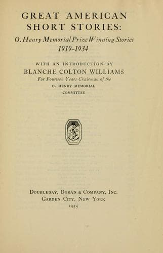 Great American short stories