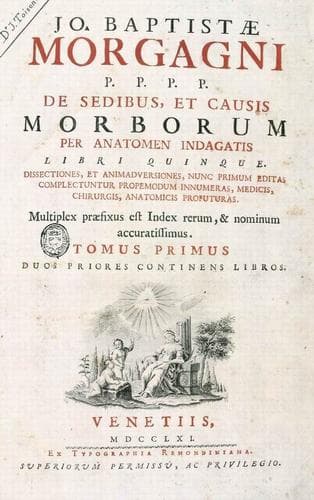 Jo. Baptistae Morgagni ... De sedibus, et causis morborum per anatomen indagatis libri quinque