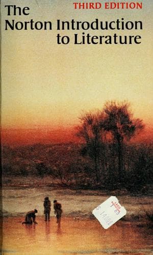 The Norton introduction to literature--third edition