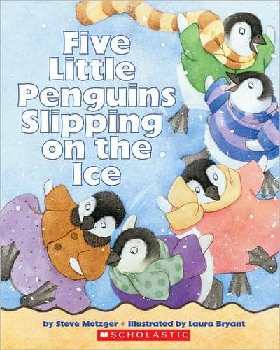 Five Little Penguins Slipping on the Ice: Audio Book