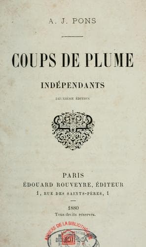 Coups de plume indépendants