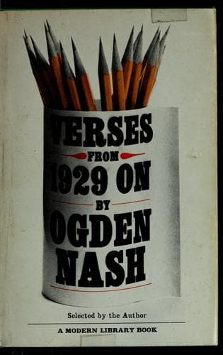 Verses from 1929 on