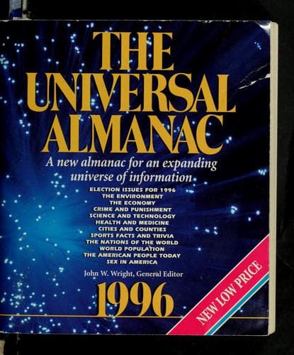 The universal almanac, 1996
