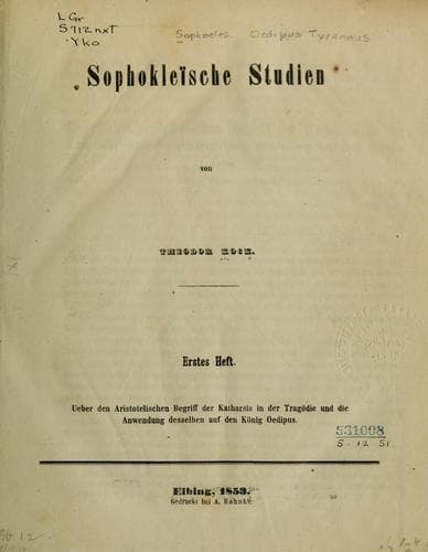 Sophokleische Studien