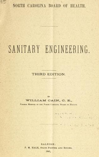 Sanitary engineering
