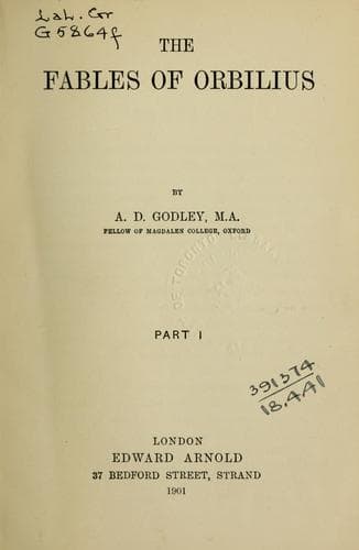 The fables of Orbilius